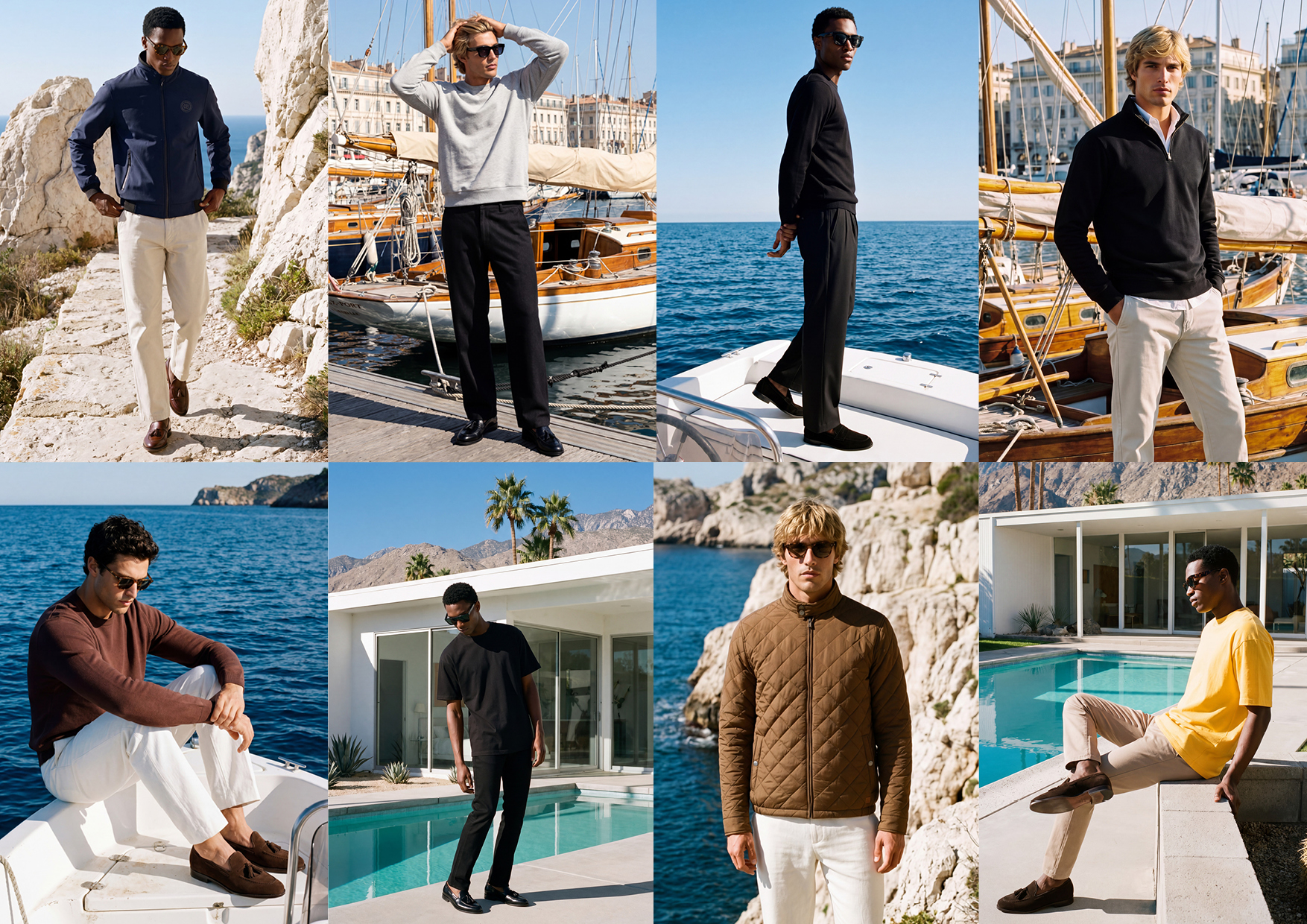 Collection — coastal menswear editorial